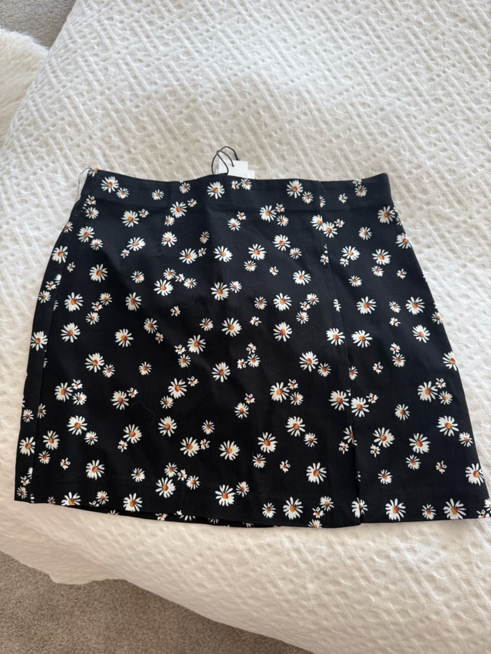 Stradivarius Daisy Black Mini Skirt NWT